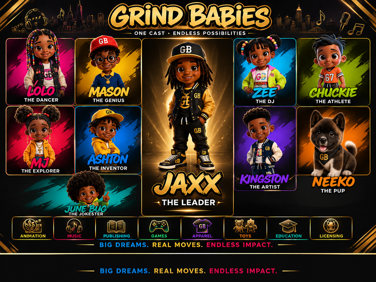 Grind Babies vertical video channel preview