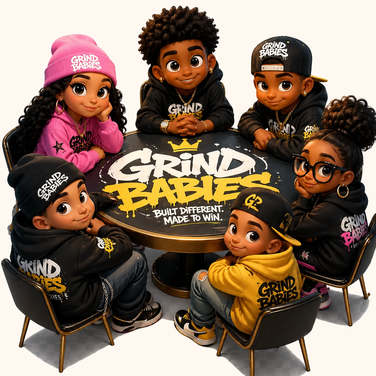 Grind Babies character artwork